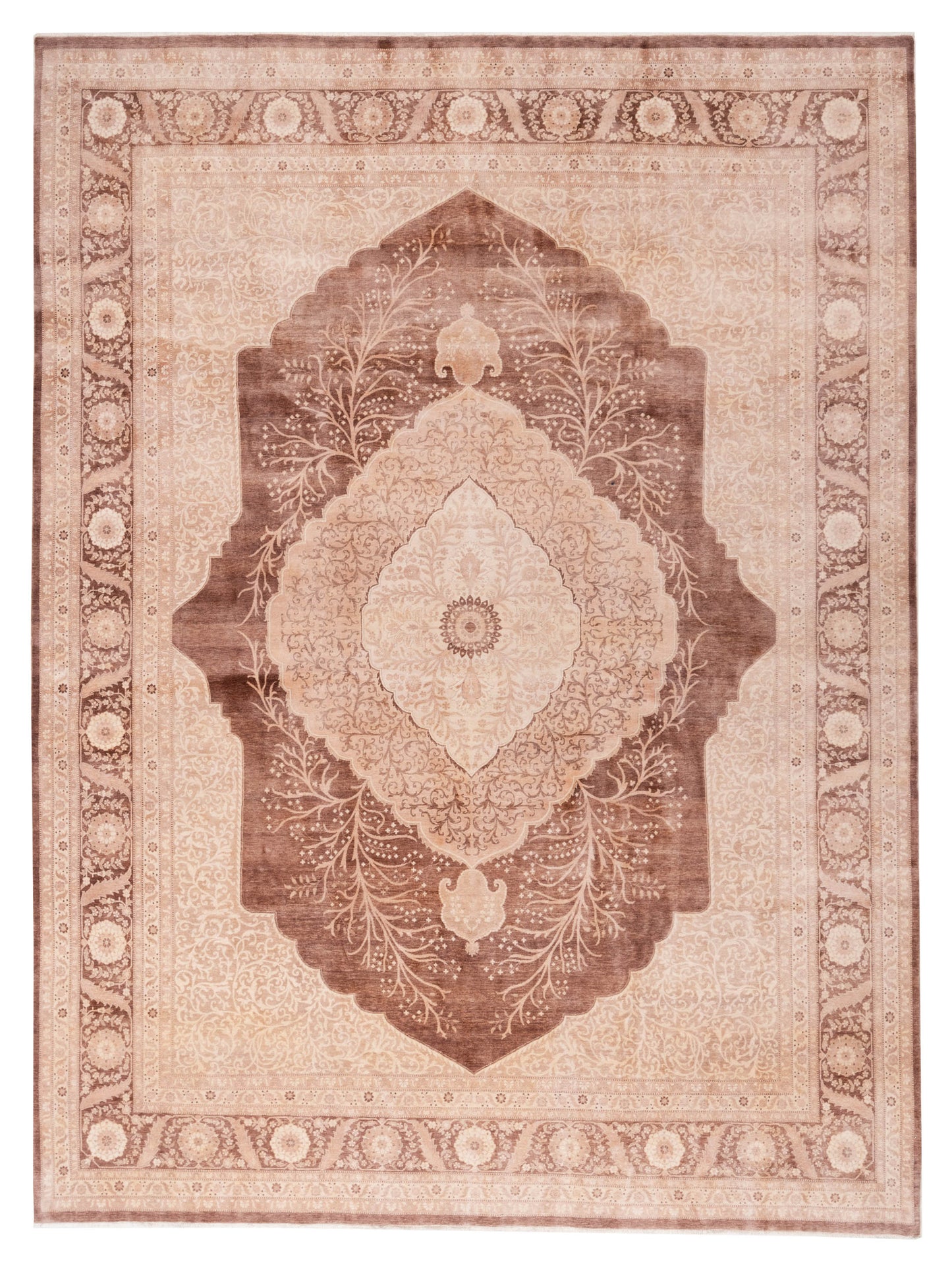 Rajpur Haji Jalili  Brown Beige Traditional
