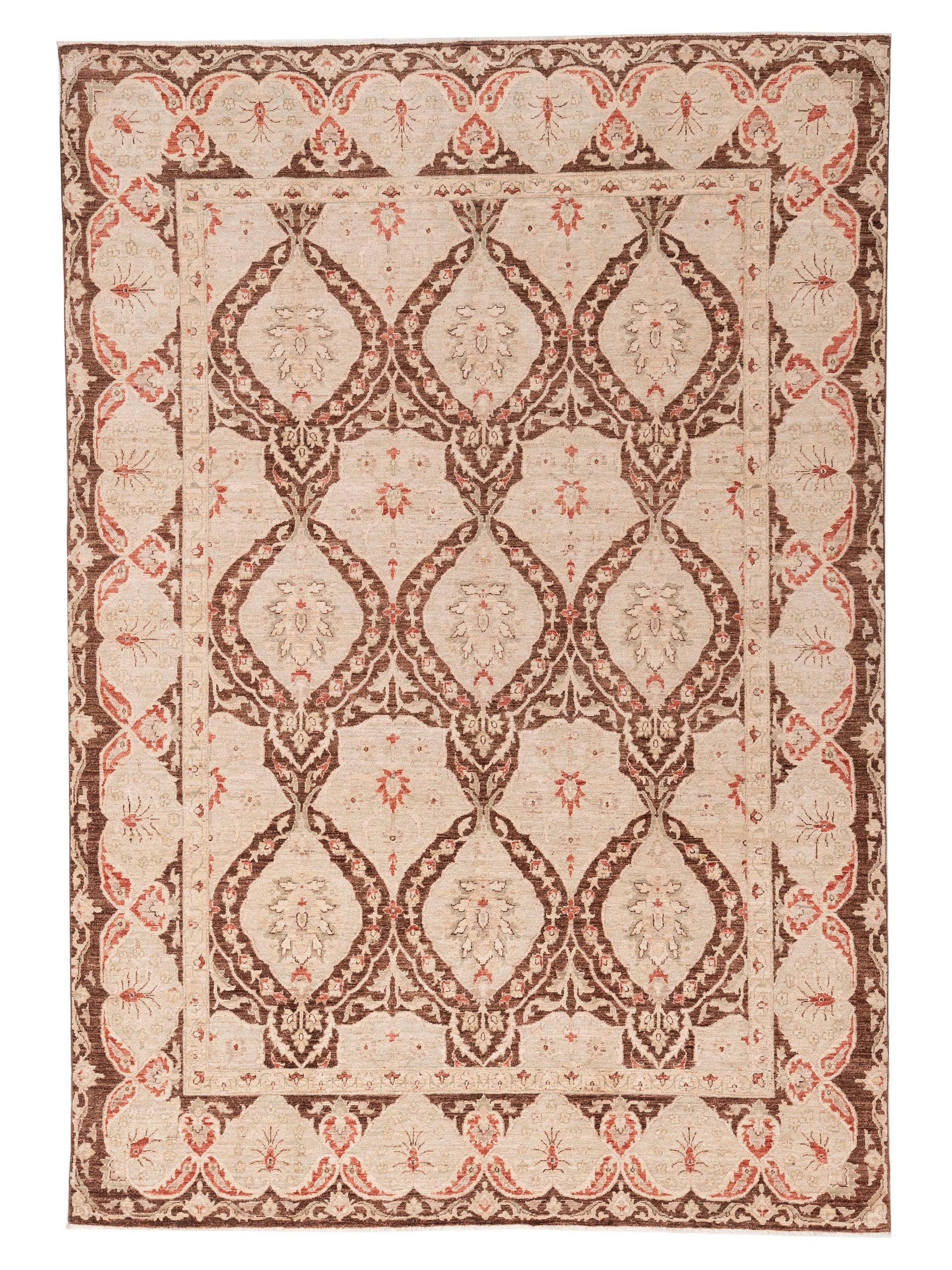 Pasha Sultan  Brown Beige Traditional