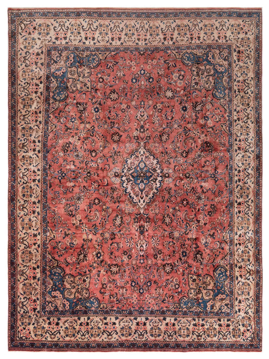 Pasha Antique Heirloom  Rust Ivory Traditional