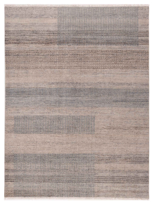 Rajpur Aurore  Silver Blue Contemporary