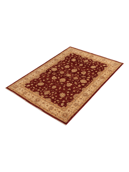 Oushak Rust Gold 3x13.5 Hand Knotted Rug