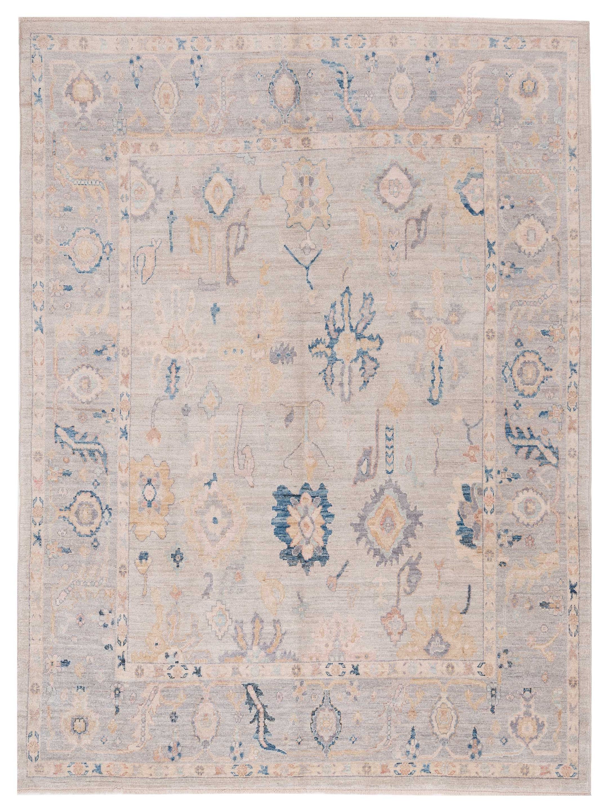 Pasha Anadol Oushak  Light Gray Light Gray Traditional