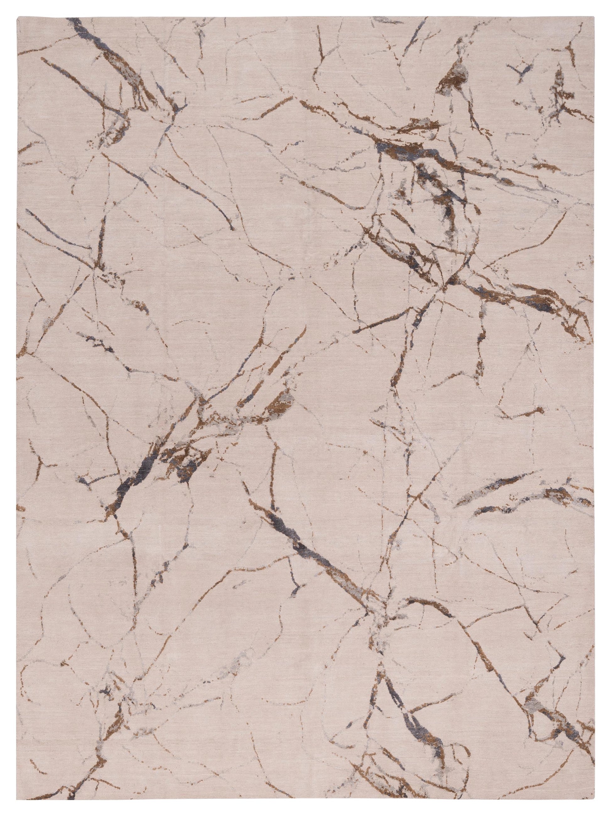 Siena Tibetino  Silver  Brown Contemporary