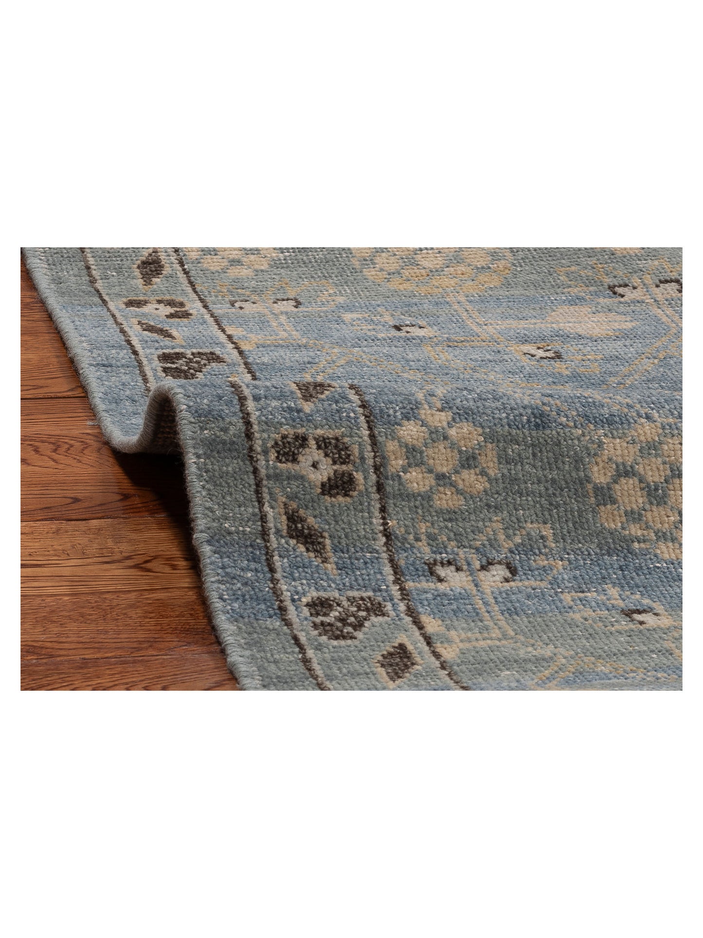 Toneva Beige Brown 9x12 Hand Knotted Rug