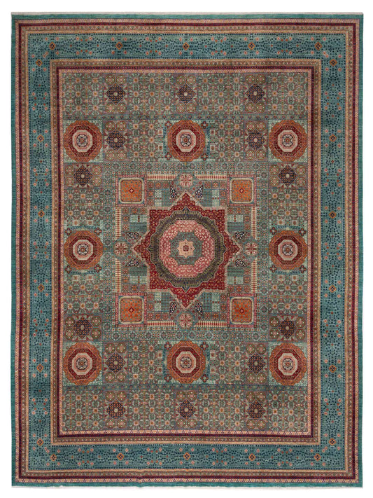 Nomad Super Mamluk  Green Blue Traditional