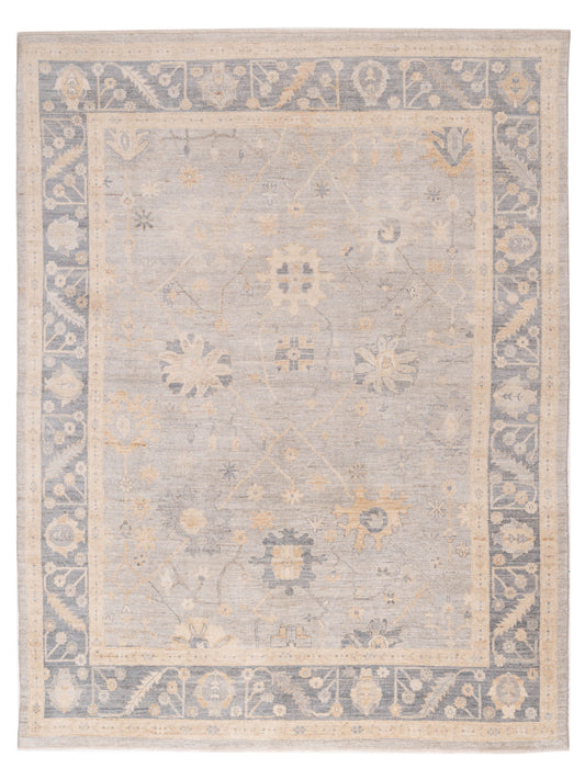 Pasha Anadol Oushak  Silver Gray Traditional