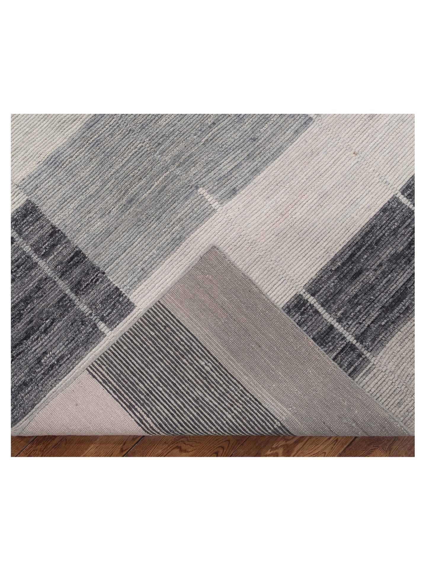 Tibarra Gray Blue 9x12 Hand Knotted Rug