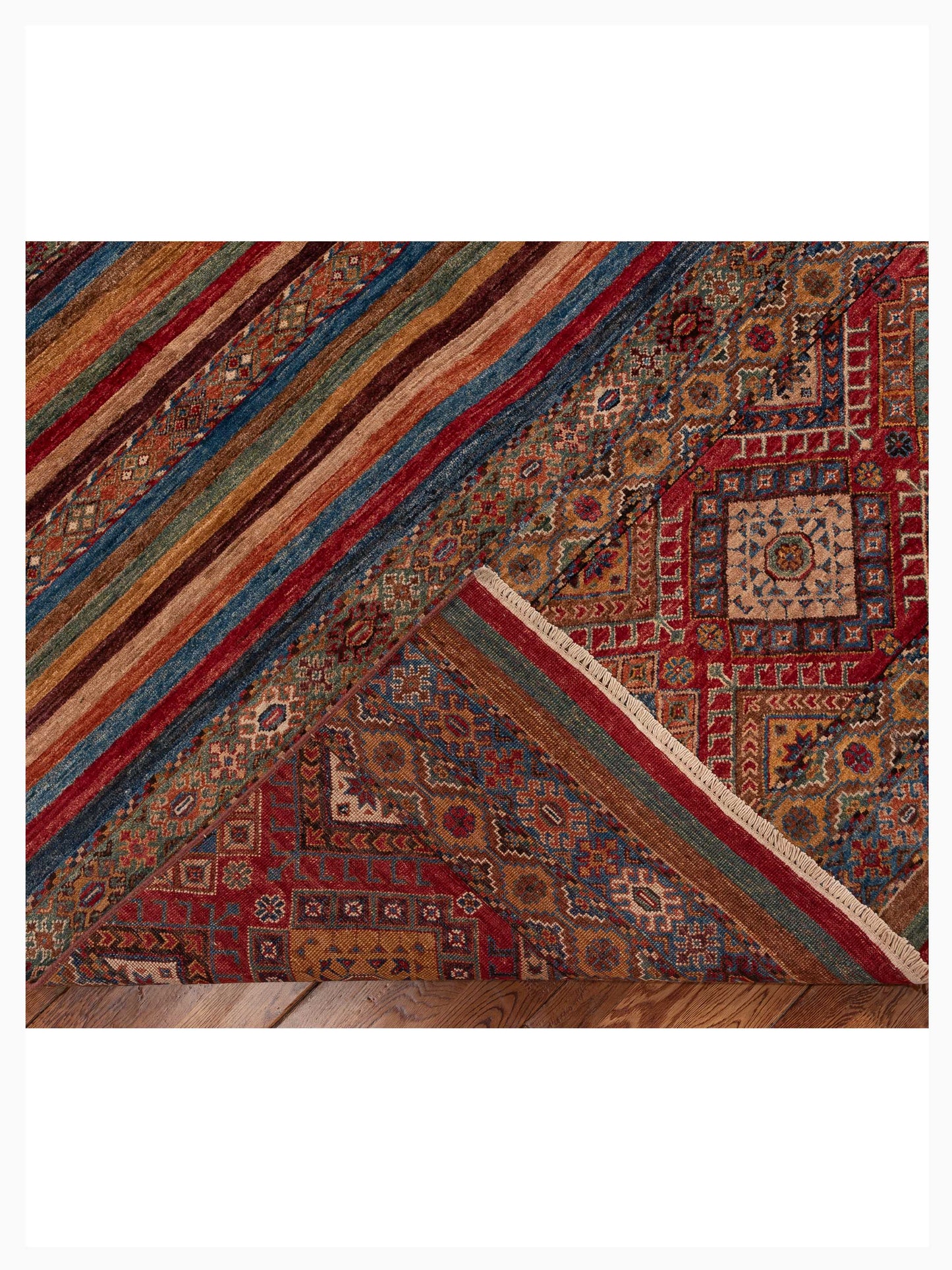 Khoraya Multi Multi 8.10x12.4 Hand Knotted Rug