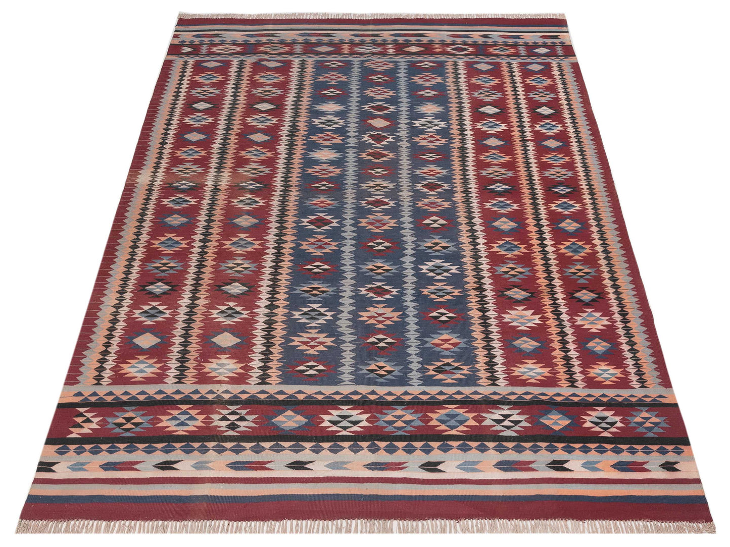 Dhurrie Multi 9.5x13.2 Hand Woven Rug