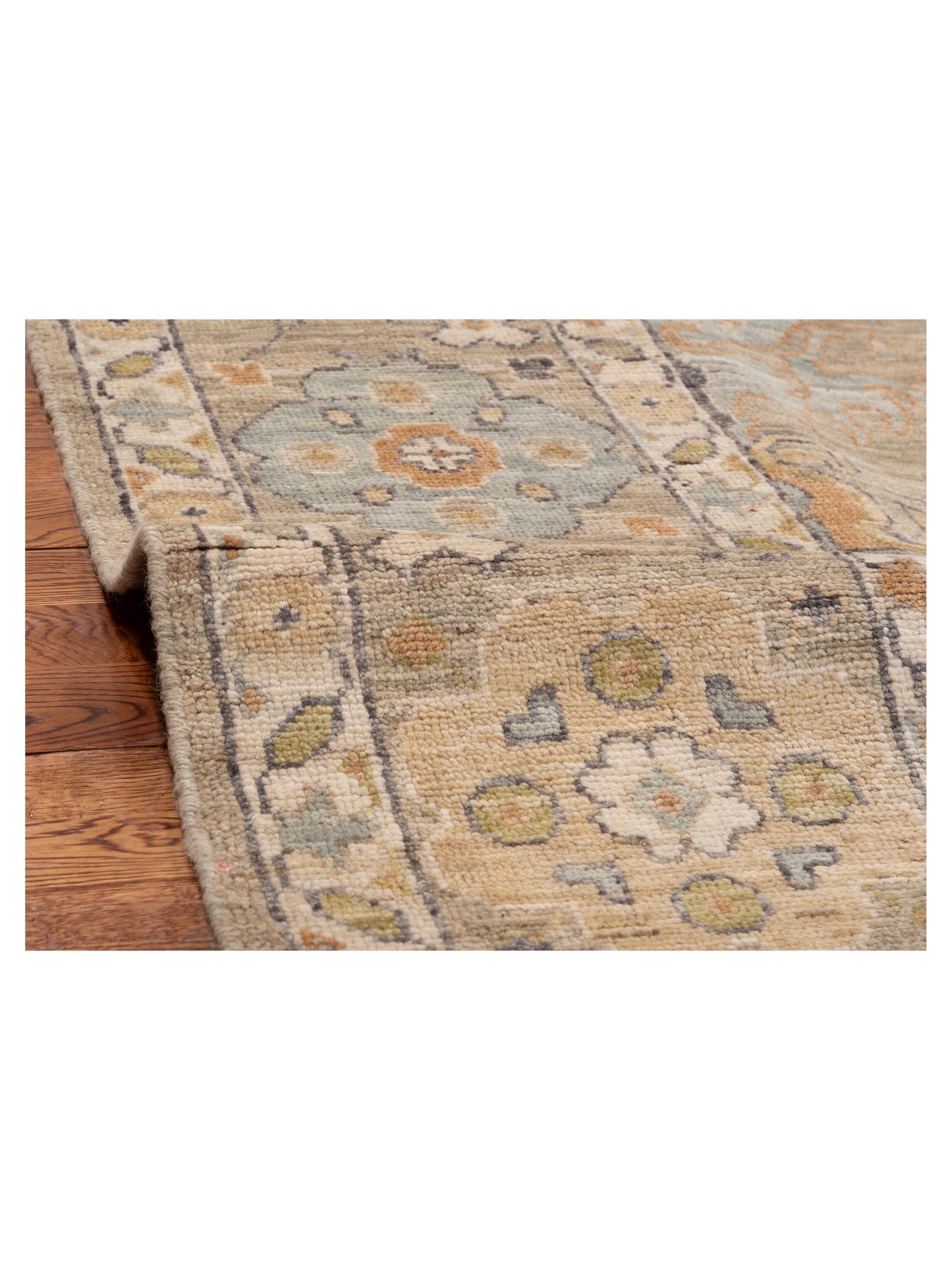 Oushara Light Gray Light Gray 8.3x10.3 Hand Knotted Rug